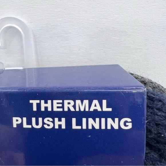 BEN SHERMAN, 2 PACK BEANIE SET, THERMAL PLUSH LINING UNISEX, ONE SIZE,GREY, NAVY - Picture 12 of 15